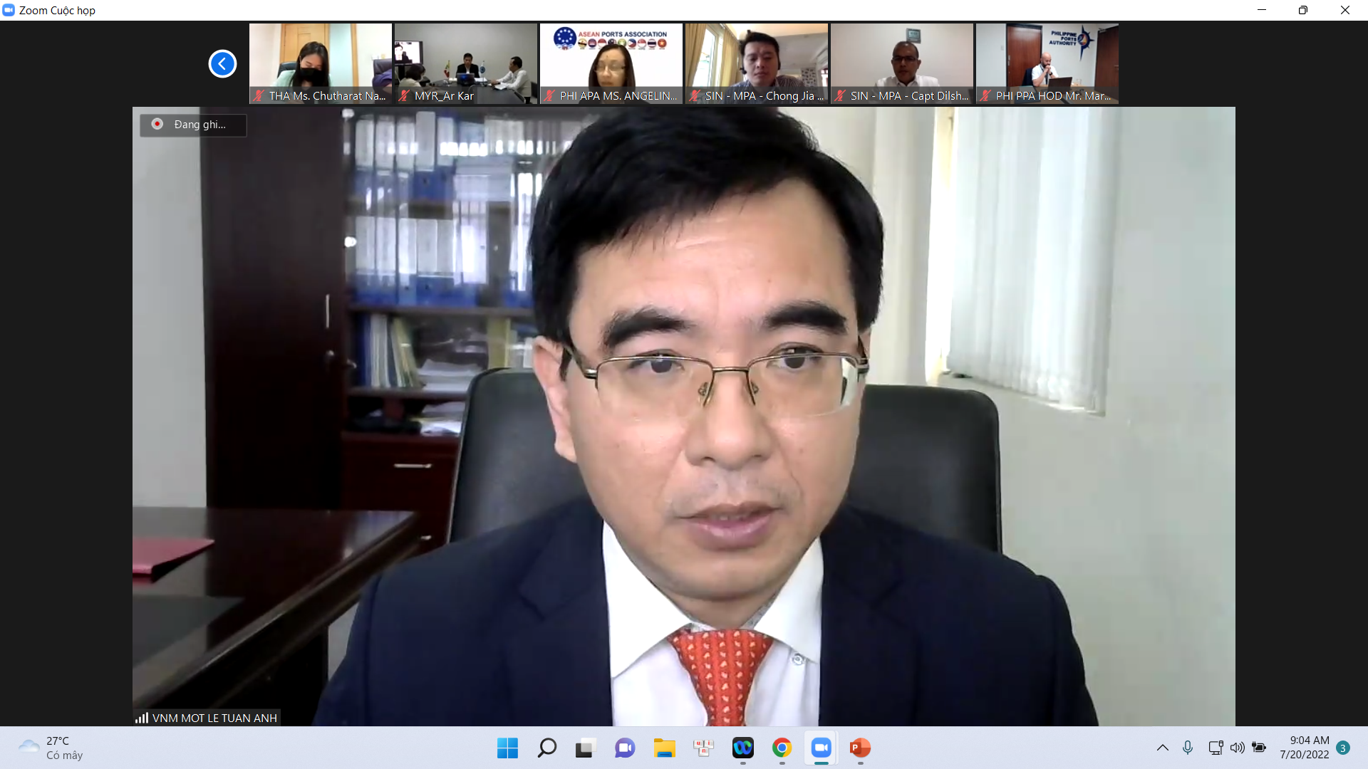THE ASEAN PORTS ASSOCIATION (APA) CONDUCTS ITS 41st WORKING COMMITTEE MEETING (WCM) VIA ONLINE PLATFORM
